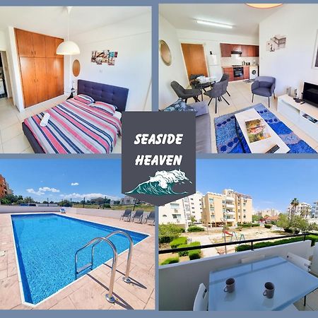 Seaside Heaven Apartment With Pool Larnaka Exterior foto